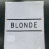 Bügelbild Blonde weiss