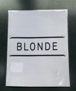 Bügelbild Blonde weiss