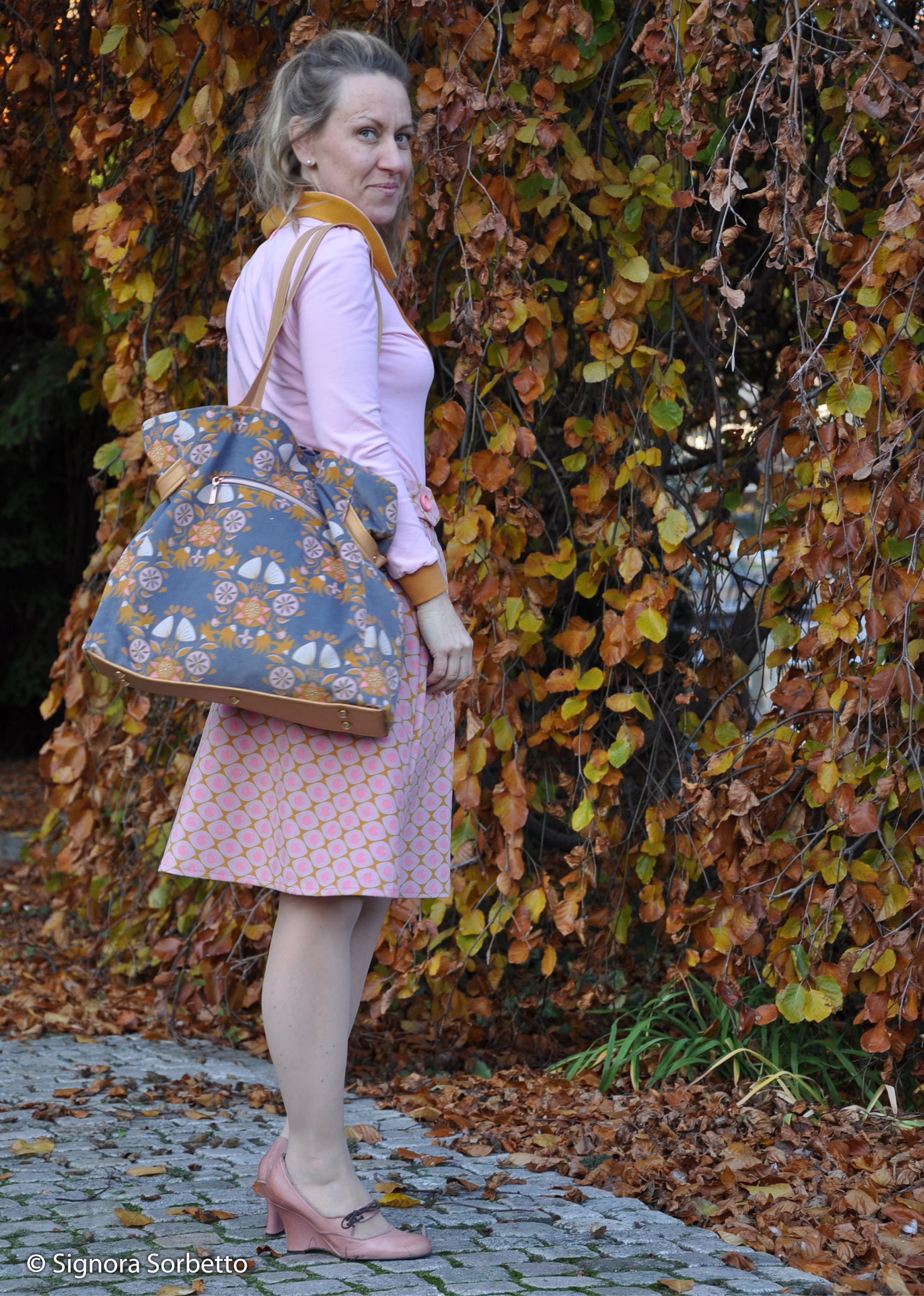 Swafing Bloomy grau senf rosa – Bild 3