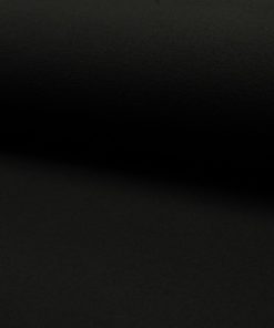 Mantel Velour Uni schwarz