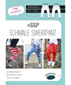 rossrosa Papierschnittmuster SCHMALE SWEATPANT