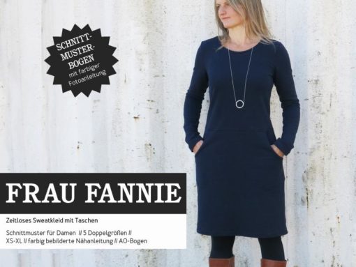 Studio Schnittreif FRAU FANNIE Vielseitiges Sweatkleid