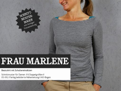 Studio Schnittreif FRAU MARLENE Basicshirt mit Schultereinsätzen