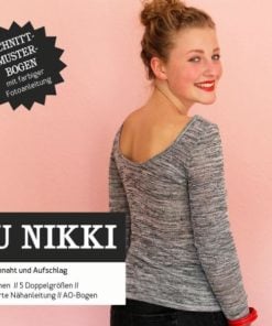 Studio Schnittreif FRAU NIKKI Basicshirt mit Tiefen Rückenausschnitt