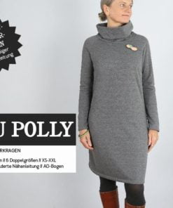 Studio Schnittreif FRAU POLLY gemütliches Sweatkleid mit Rollkragen