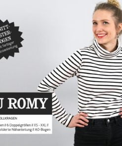 Studio Schnittreif FRAU ROMY Langarmshirt mit Rollkragen