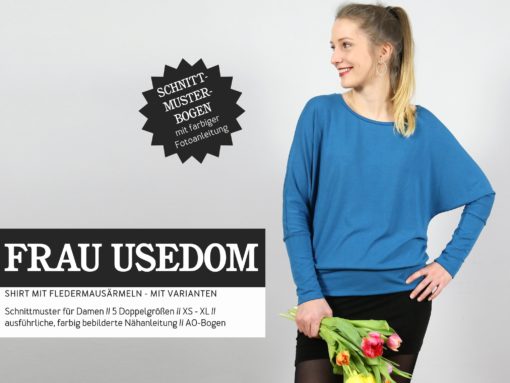 Studio Schnittreif FRAU USEDOM Shirt mit Fledermausärmeln