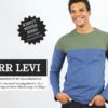 Studio Schnittreif HERR LEVI Langarmshirt mit Colourblocking
