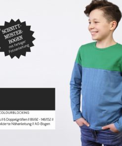 Studio Schnittreif LEVI Langarmshirt mit Colourblocking