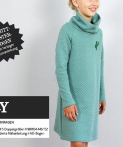 Studio Schnittreif POLLY gemütliches Sweatkleid mit Rollkragen