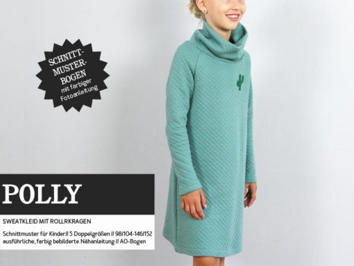 Studio Schnittreif POLLY gemütliches Sweatkleid mit Rollkragen