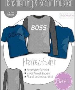 Schnittmuster Kibadoo Basic Shirt Herren Stoffstübli
