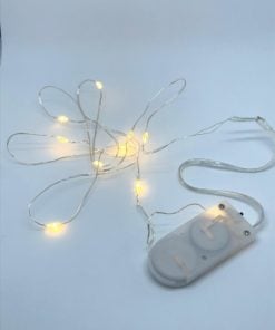 LED Mini Lichterkette warmweiss Stoffstübli