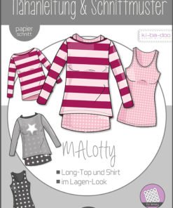 Schnittmuster Kibadoo MaLotty Doppel-Shirt Damen Stoffstübli