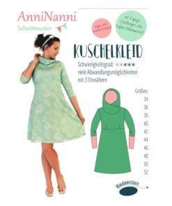 schnittmuster Anninanni Kuschelkleid Stoffstübli