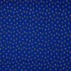 Baumwolle Webware Blümchen auf royalblau Stoffstübli