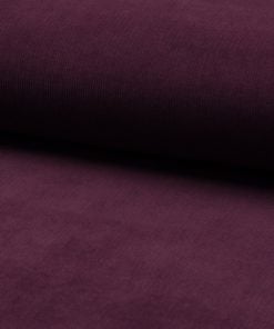 Cord 16W Superwash Uni aubergine Stoffstübli