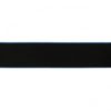 Gummiband Schwarz 4cm mit farbigen rand