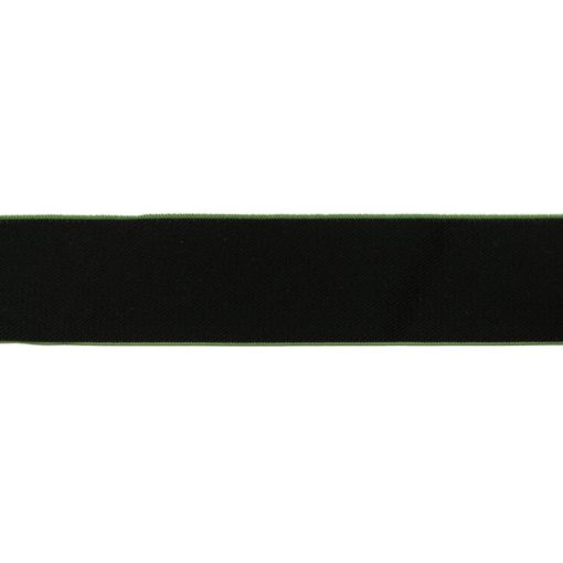 Gummiband Schwarz 4cm mit farbigen rand