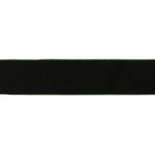 Gummiband Schwarz 4cm mit farbigen rand