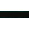 Gummiband Schwarz 4cm mit farbigen rand