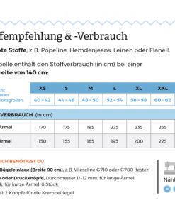 Schnittmuster Pattydoo James Herrenhemd Stoffstübli