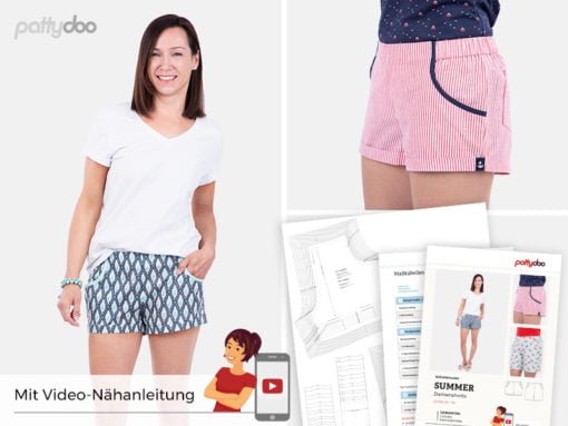 Schnittmuster Pattydoo Summer Shorts Stoffstübli