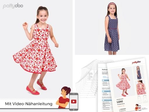 Schnittmuster Pattydoo Leni Kinderkleid Stoffstübli