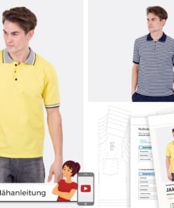 Schnittmuster Pattydoo Jake Poloshirt Herren Stoffstübli