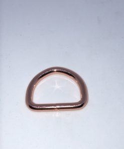 D Ring 25mm Rosègold elegant massiv