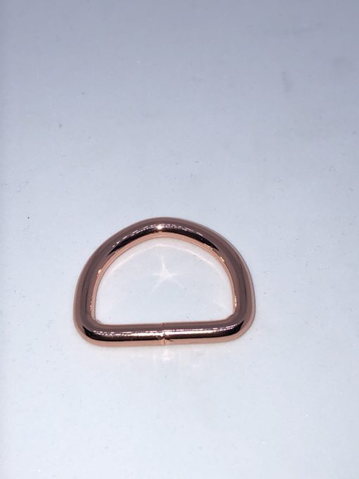 D Ring 25mm Rosègold elegant massiv