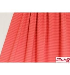 Ringeljersey Lillestoff Rot/ Grau melange