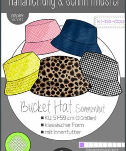 Basic Bucket Hat/Sonnenhut Gr. S - L Stoffstübli