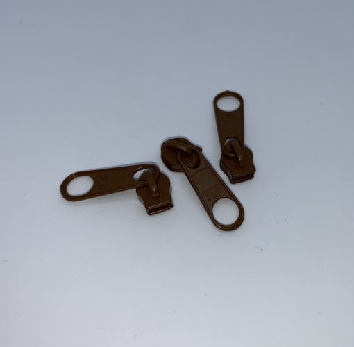 Zipper 3mm haselnussbraun