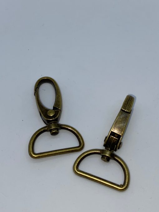 Karabiner alt messing 25mm