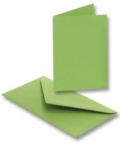 Folia Doppelkarten rechteckig Stoffstübli