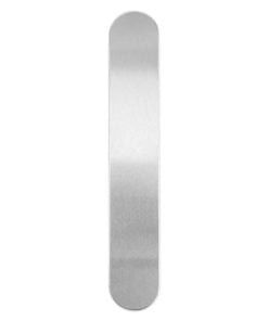 ImpressArt Aluminium Armband silber matt mittel Stoffstübli