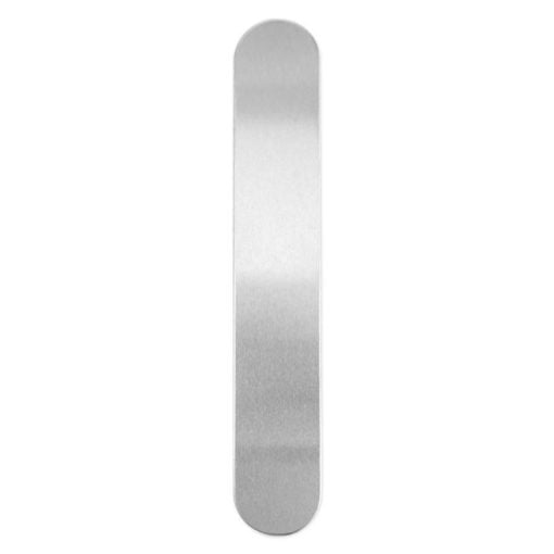 ImpressArt Aluminium Armband silber matt mittel Stoffstübli