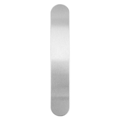 ImpressArt Aluminium Armband silber matt mittel Stoffstübli