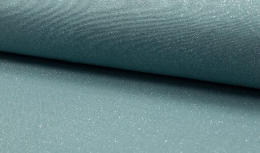 Bündchen glatt Mint mit Lurex