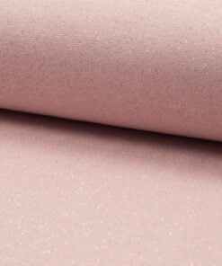 Bündchen glatt Rose mit Lurex