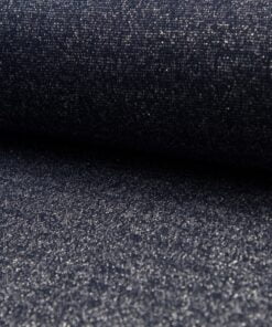 Bündchen glatt Marine mit Lurex