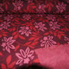 Jacquard Jersey Fleur rouge