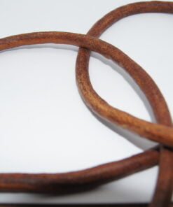Rundleder 8mm aus Rindsleder Braun