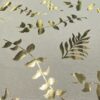 Webware Canvas Deko Druck gold Le Foglie