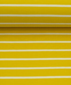 Ringeljersey Isa Gelb/Weiss