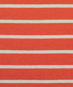 Ringeljersey Isa Coral/Weiss