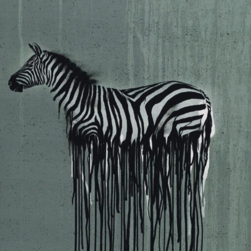 Jersey Wild Zebra Stoffstübli
