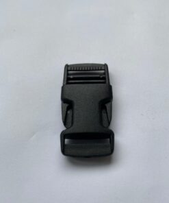 Steckschnalle Kunststoff schwarz 2.5cm