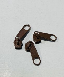 Zipper 3mm nussbraun